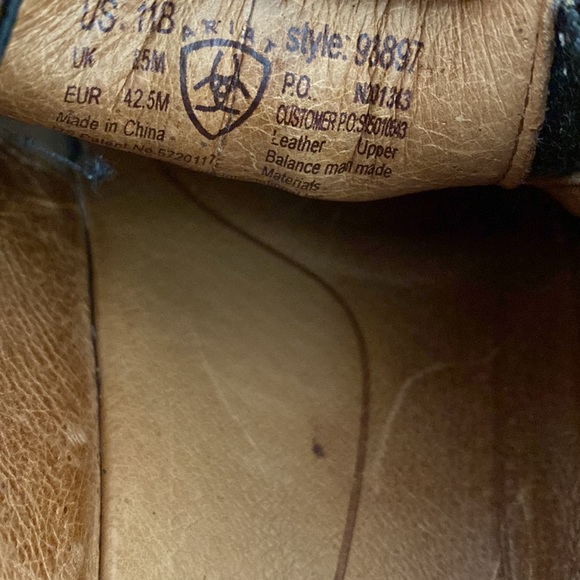 Ariat Mendocino Tassel Clogs Brown - Picture 4 of 4